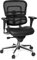 hjh OFFICE 652987 Chefsessel ERGOHUMAN Base ergonomischer Bürostuhl mit Vollausstattung, Originales Design, Leder/Netz Schwarz
