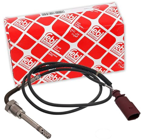 febi bilstein 49262 Abgastemperatursensor , 1 Stück | Kompatibel mit: AUDI Q7, VW TOUAREG