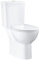 WC à poser sans bride GROHE Bau Ceramic Quickfix avec abattant frein de chute declipsable