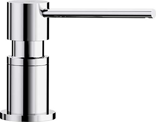 Blanco 525808 Dispensador de detergente, Cromo, LATO