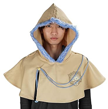 CoolChange Cosplay Umhang mit Kapuze für Black Clover Fans | Cape für Yuno Kostüm