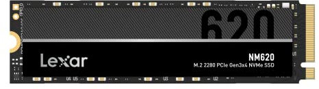 Lexar NM620 512 GB SSD, PCIe 3.0 x4, NVMe 1.4, M.2 2280