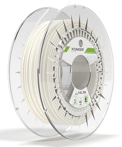 Xioneer 3D Drucker Filament - ​​VXL 90 Lösliches Stützmaterial 1,75mm - Besser als PVA, BVOH - Starke Haftung auf PETG, ABS, TPU und mehr - Verstopfungsfreies Drucken, Einfach zu Lagern - 500g Spule