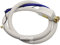 Marel Shop® - Tubo di carico lunghezza 4,5m con elettrovalvola sistema acquastop per lavastoviglie compatibile con Miele per modelli: G5100 - G1020 - G1022 - G1040 - G1042 - G1120