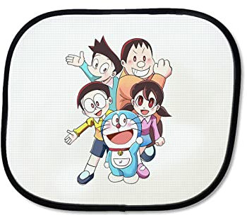 Parasol Doraemon Anime Amigos Personajes Chibi sunshield Coche.