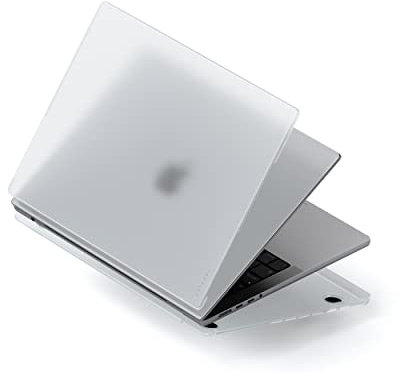 Satechi Eco Hardshell Case per MacBook PRO 14 (M1 2021, M2/M3 2023, M4 2024), Sottile, Leggera, Compatibile Hub, Trasparente
