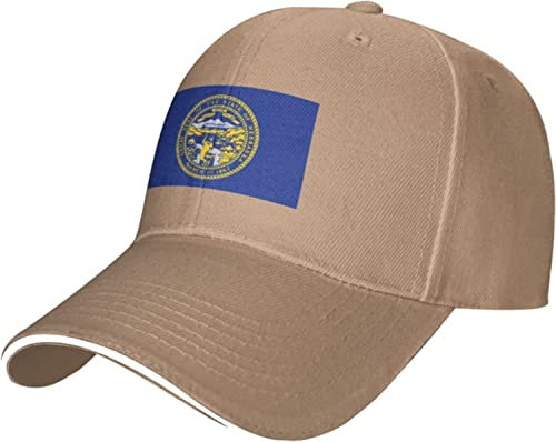 934 Herren Damen Distressed Basecap Flagge Von Nebraska Baseballkappe Verstellbar Baseball Cap Leicht Angeln Hüte Für Golf Reisen Draussen