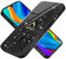 Yichxu Handyhülle für Huawei P30 Lite Hülle Glitzer Herz Love Silikon TPU Stoßfeste Schutz Bumper Case Cover Glänzend Ultra Dünn Kratzfeste Schutzhülle für Huawei P30 Lite, Schwarz