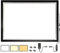 WELZK 10000+ Lux High Bright leuchttisch a2, 3 Colors Light Pad. 10 Levels Dimming Diamond Painting leuchttisch, Tracing lichtpad, Drawing leuchtpad, etc