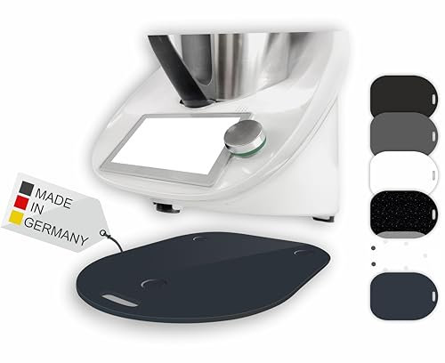 Premium Gleitbrett für den Thermomix - TM5 & TM6 - Hochwertiger Gleiter aus Premium Acrylglas - MADE IN GERMANY (Anthrazit Matt/Satin)