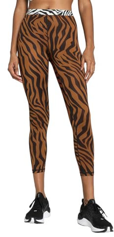 PUMA Damen 7/8-Tights Animal Remix Teak XS