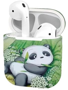 Limoruns Cute Panda Hülle für Apple AirPods Pro Schutzhülle Kompatibel mit AirPods Pro Anti-Rutsch Stoßdämpfendes Design