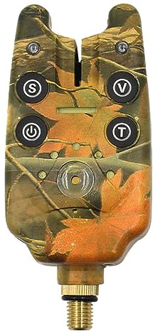 Fishing Bite Alarm, Waterproof Carp Fishing Alarm Kit, Bite Alarm With Volume + Tone Control, Carp And Pike Fishing Bite Alarm, Fishing Bite Speaker Indicators (Camouflage)