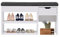 mymai Schuhbank mit sitzkissen, ideal für sitzbank für Flur und Schlafzimmer, schuhregal mit stauraum, stabil und bequem