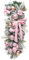 Milageto Ghirlanda Natalizia per Scale, Ghirlanda Natalizia con luci, Ghirlanda a Goccia per Scale, finestre, caminetti, mensole, Decorazioni per la casa, Rosa