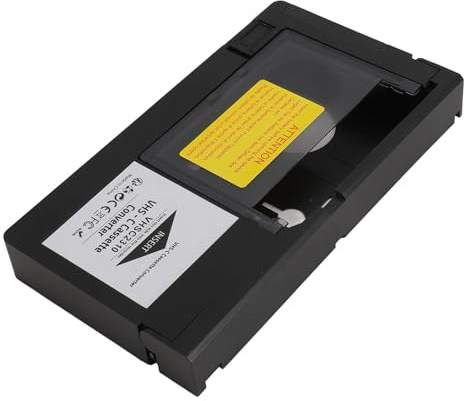 Yctze Camcorder-Kassettenadapter, Camcorder Kassette A Wiedergabe Video Kassettenadapter One Key Control für S?VHS?C S?VHS Kassetten