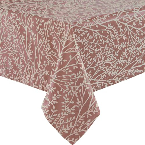 Erwin Müller Tischdecke Malaga fleckabweisend rosè Größe 130x170 cm