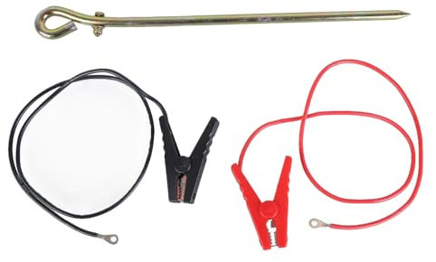 SANRLO Elektrische Zaun Erdungsstab Kits Solar Power Anschlussdraht Und Alligatoren Clip