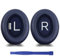 HRGTG Earpads Cushions for Bose 700 (NC700) Noise Cancelling Wireless Headphones, Replacement Ear Pads with Softer Leather, Luxurious Memory Foam, Added Thickness (Blue)