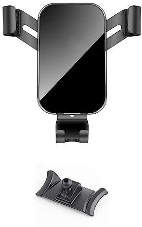 WHLXQ Kompatibel mit Porsche 718 2016-2022, Autotelefonhalter mit Schwerkraftunterstützung, kompatibel mit iPhone und weiteren Smartphones,1-Black