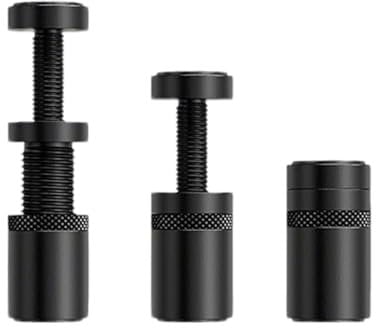 Vroxdrez Grafikkarten Halterung – GPU Holder & GPU Halter höhenverstellbar aus Aluminium – GPU Bracket – Grafikkarten Stütze für stabile Montage im PC Gehäuse (S, 26-50mm)