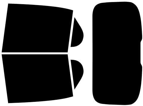 TINTCOM Pre-Cut Window Tint Film for Opel Corsa F 5-door Hatchback 2019-... - (05% Limo Black) - Rear Sides & Rear Window - Custom Fit, UV Protection, High Performance