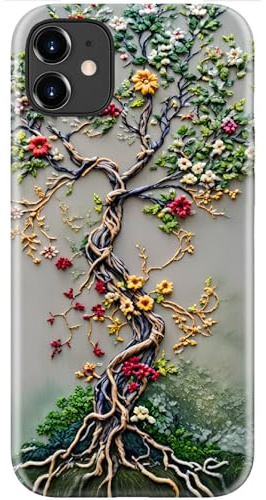 ESDOT for iPhone 12 Mini Case,Cute Preppy Floral Cover for Women | Compatible with Magsafe, Dual-Layer Hard Shell + Soft Silicone, Trendy Aesthetic Y2K Phone Cover for Girls