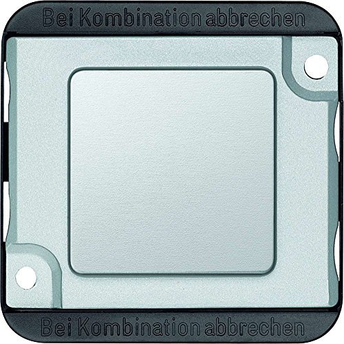 Merten 392360 Blindabdeckung, mattsilber, PANZER