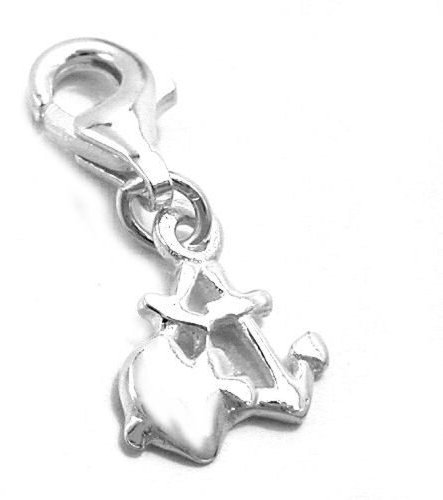 Kettenanhänger Anhänger Charm Seemannsgrab aus 925 Silber Abmessung 10 mm inkl. kleiner Schmuckbox