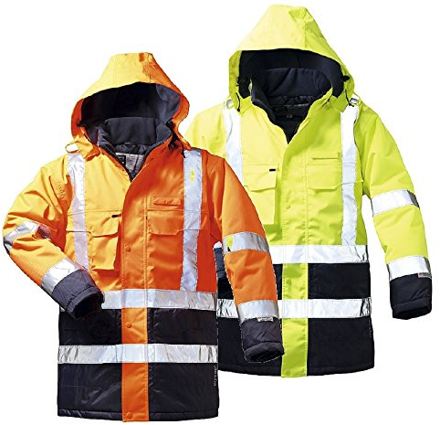 Warnschutz-Parka JANNIS gelb-marine
