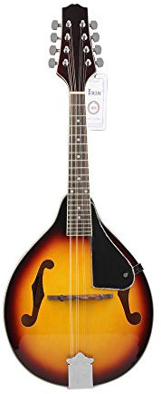 Andoer 8-String Basswood Sunburst Mandolin Musical Instrument with Rosewood Adjustable Bridge