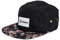 Blackskies Black Beauty 5-Panel Cap Rose Schwarz mit Blumen Unisex Baseball Mütze
