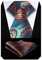 HISDERN Herren Krawatte Hochzeit Paisley Krawatten Taschentuch Blumen Elegant Klassisch Krawatte & Einstecktuch Set