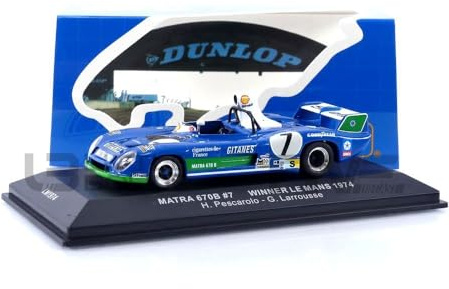 IXO Diecast Model Matra 670B (1974 Le Mans Winner) in Blue