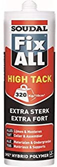 Soudal 06449 Cartouche de colle extra forte 290 ml