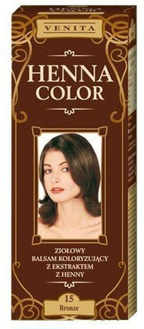 Henna Color 15 Braun Haarbalsam Haarfarbe Farbeffekt Naturhaarfärbemittel Henne Öko