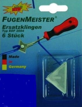 Ersatzklingen 6er Pack Delta Fugenschneider Profi