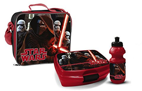 Star Licensing Set Déjeuner, Plastique, Polyester, PVC, Multicolore, 3 unités