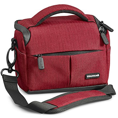 CULLMANN - 90282 - MALAGA Vario 200 - Rot - Kameratasche mit Tragegurt - 140x90x75mm