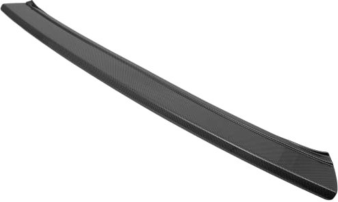 Aroba AR9850 Ladekantenschutz kompatibel mit Volkswagen T6 & T6.1 ab BJ. 4.2015> mit Heckklappe Stoßstangenschutz passgenau mit Abkantung ABS Carbon Optik