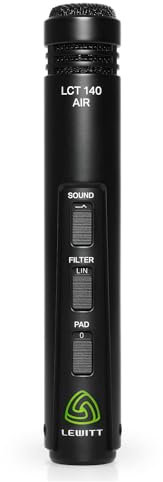 Lewitt LCT 140 AIR - Microfono a condensatore a diaframma piccolo per registrazioni di strumenti (LCT-140-AIR)