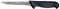 Starrett Professional Stainless Steel Chefs Kitchen Boning Knives - Narrow Straight Profile - 6-inch (150mm) - Black Handle