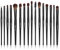 Jessup Pinselset Makeup Pinsel Augenpinsel Set 16 Stück Lidschattenpinsel Make Up Pinsel Set Kosmetikpinsel Schminkpinsel Eye Makeup Brushes Synthetische Haare Schwarz T272