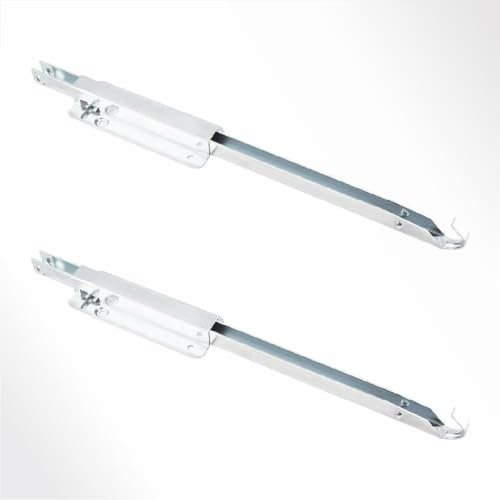 POWERTEC 71426 Tischstützen aus Metall, silberfarben, 2 Stück