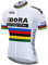 Team Fahrradtrikot Tops Sommer Racing Radbekleidung MTB Bike Jersey Shirt - Weiß - Groß