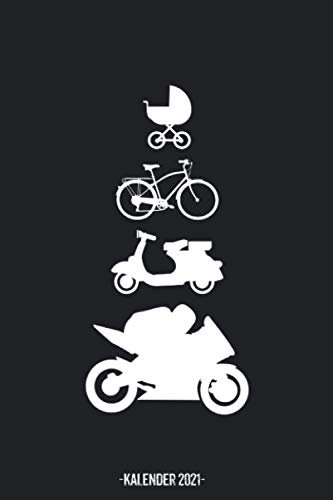 Motorrad Kalender 2021: Motorradfahrer Kalender 2021 Geschenk Lustig / Motorrad Taschenkalender 2021 / Terminplaner 2021 / Jahresplaner 2021 / DIN A5 ... bis Dezember / Jede Woche eine Seite