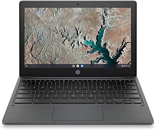 HP Chromebook 11-inch Laptop - MediaTek - MT8183 - 4 GB RAM - 32 GB eMMC Storage - 11.6-inch HD Display - with Chrome OS - (11a-na0010nr, 2020 Model, Ash Gray)