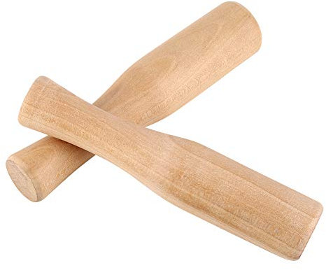 Aqur2020 Holzstößel 2 Holzstößel Lebensmittelpaste Mahlstäbe für Eierpulversauce und Cocktailbar Tackle