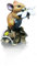 Richard Cooper Studio Cold Cast Bronze Mouse with Daisy - Hand Painted by Michael Simpson