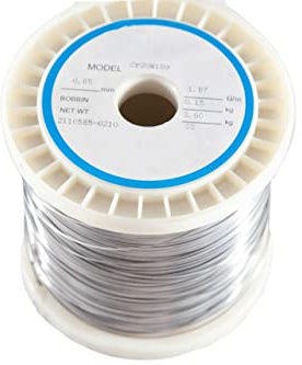 10 Meter Nichrom 0.2mm (2.4869 / Cronix 80 / N06003) Heizdraht NiCr 80/20 Draht Chrom Widerstandsdraht Nickel